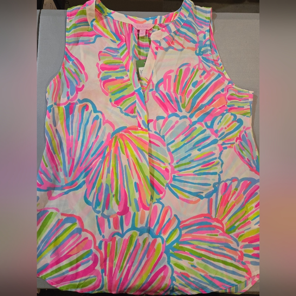 Lilly Pulitzer Multicolor Striped Top 3c24
